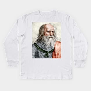 Plato (c.428 BC-c.347 BC) (C011/8419) Kids Long Sleeve T-Shirt